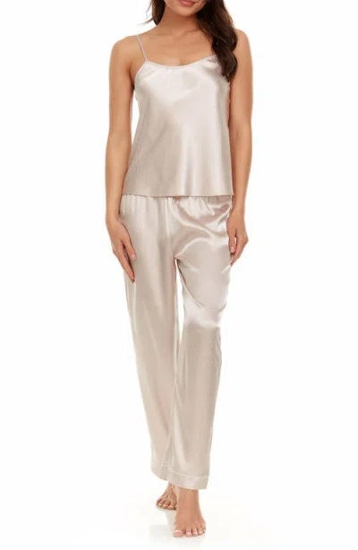 Flora Nikrooz Jamie 3-piece Travel Pajamas In Mink