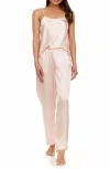 Flora Nikrooz Jamie 3-piece Travel Pajamas In Pink