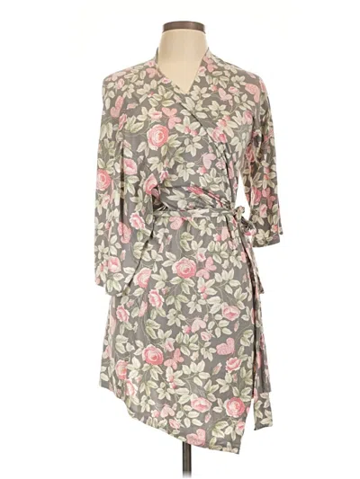 Pre-owned Flora Nikrooz Kimono In Gray