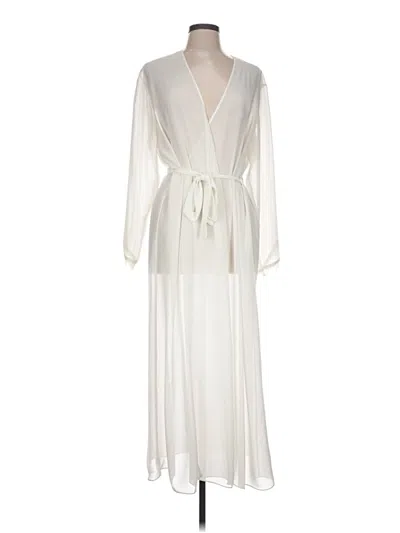 Pre-owned Flora Nikrooz Kimono In Ivory