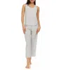 Flora Nikrooz Linda Lace Trim Tank Crop Pajamas