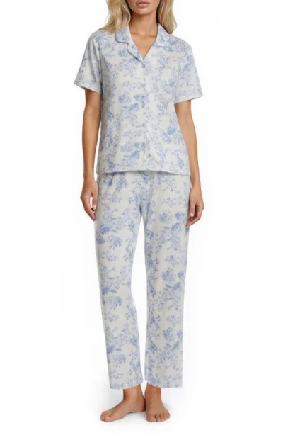 Flora Nikrooz Luna Set Of 2 Pajamas In Blue