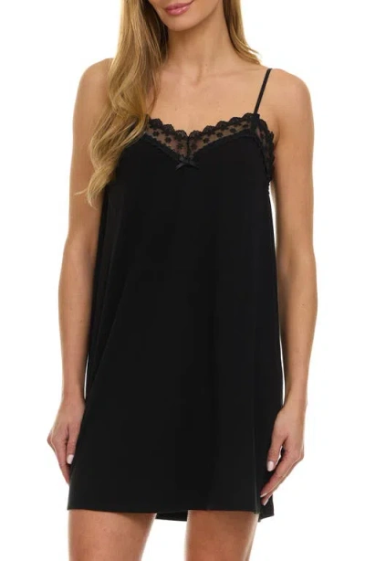 Flora Nikrooz Maven Lace Trim Jersey Chemise