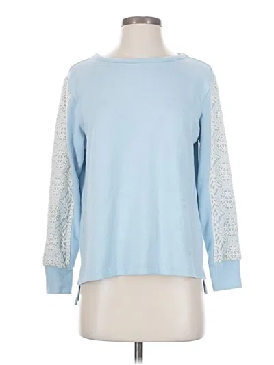 Pre-owned Flora Nikrooz Pullover Sweater In Blue