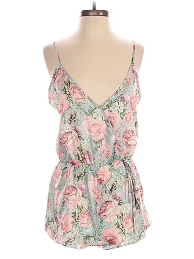 Pre-owned Flora Nikrooz Romper In Pink