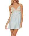 Flora Nikrooz Flora Rosa Nikrooz Charmeuse Chemise In Ice Flow