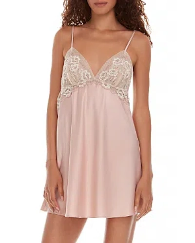 FLORA NIKROOZ ROSA CHARMEUSE CHEMISE