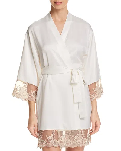 FLORA NIKROOZ ROSA CHARMEUSE KIMONO,Q80642
