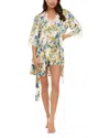 Flora Nikrooz Sabrina 3-piece Travel Pajama Set In Blue
