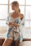 Flora Nikrooz Sabrina Pajamas & Robe Travel Set In Blue