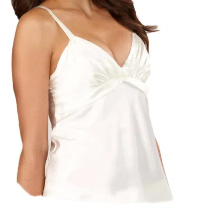 Flora Nikrooz Satin Diva Camisole In Ivory In Purple