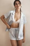 Flora Nikrooz Satin Pearl Short-sleeve Pajama Set