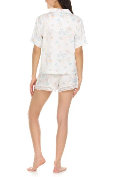 Flora Nikrooz Selena Floral Satin Short Pajamas