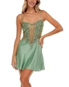 Flora Nikrooz Showstopper Chemise In Forest Green