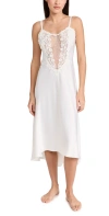 FLORA NIKROOZ SHOWSTOPPER CHARMEUSE GOWN IVORY