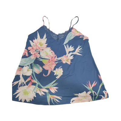 Flora Nikrooz Sleepwear Pajama Top In Navy In Blue