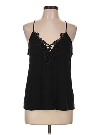 Pre-owned Flora Nikrooz Sleeveless Blouse In Black