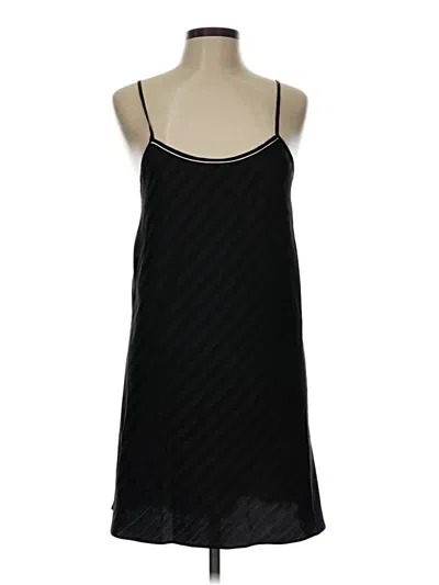 Pre-owned Flora Nikrooz Sleeveless Top Black Halter Neckline Tops