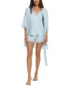 Flora Nikrooz Sonia Travel Set, 3 Piece In Light Blue