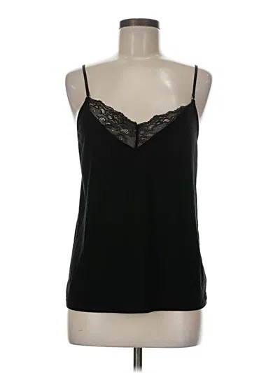 Pre-owned Flora Nikrooz Tank Top Black Strapless Neckline Tops