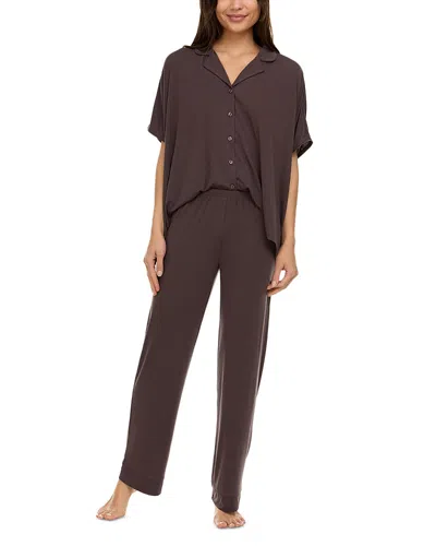 Flora Nikrooz Valeria Pajama Set In Brown