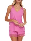 Flora Nikrooz Women's 2-piece Frances Pajama Short Set In Peony