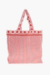Flora Sardalos Awning Striped Canvas Bigbag Tote Bag