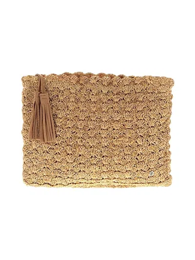 Pre-owned Florabella Clutch In Gold