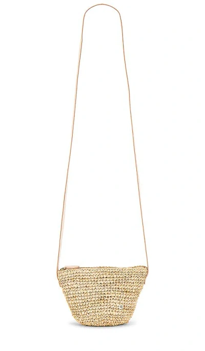 Florabella Southbeach Crossbody Bag In Natural & Gold