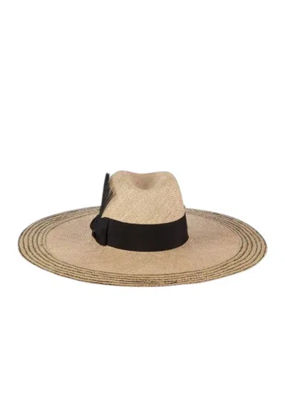 Florabella Women's Elenor Hat In Natural/black In Multi