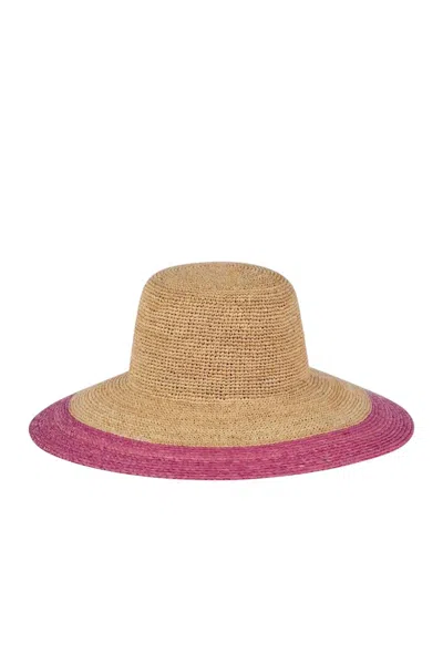Florabella Women's Lucia Hat In Natural/lilac In Beige