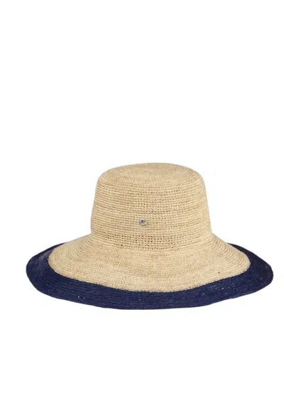 Florabella Women's Lucia Sun Hat In Natural/navy In Multi