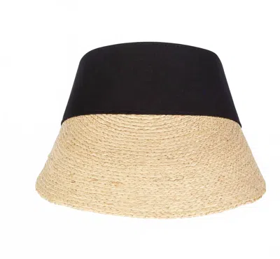 Florabella Women's Tawny Visor In Natural/black In Brown