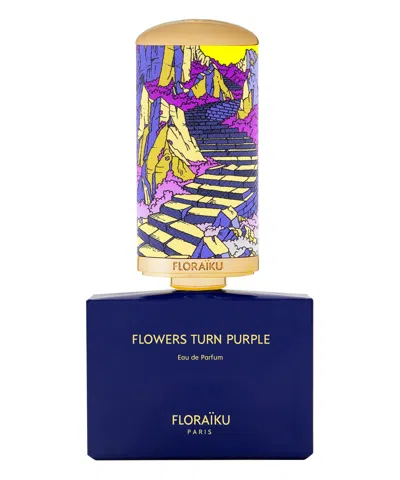 Floraiku Paris Flowers Turn Purple Eau De Parfum 50 ml + 10 ml In White