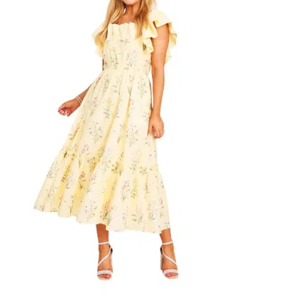 Floraison Lane Elle Dress In Yellow