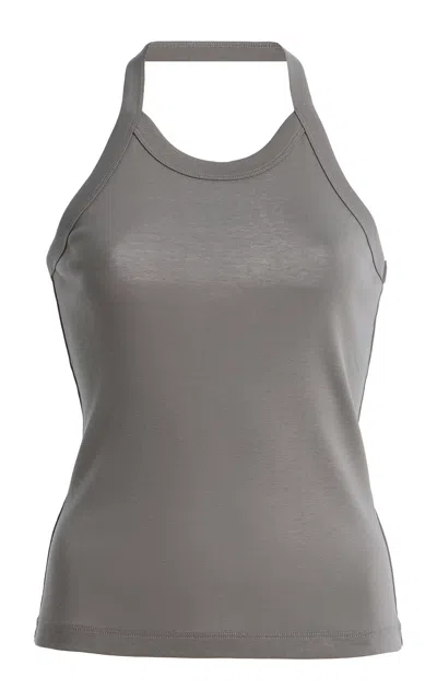 Flore Flore Angie Cotton Tank Top In Gray