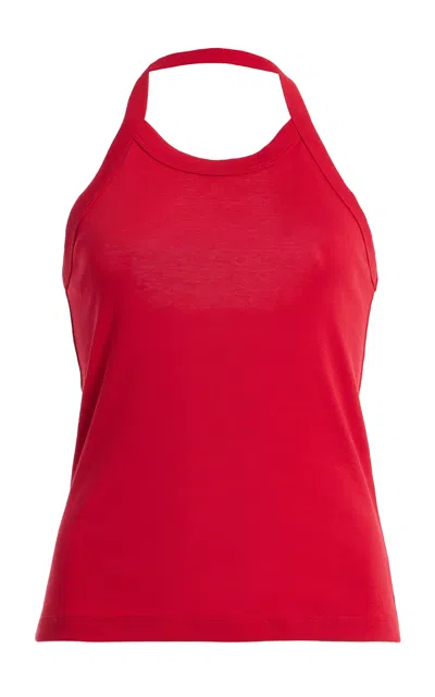 Flore Flore Angie Cotton Tank Top In Red