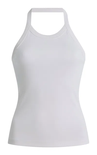 Flore Flore Angie Cotton Tank Top In White