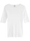 Flore Flore Anna Cotton T-shirt In White