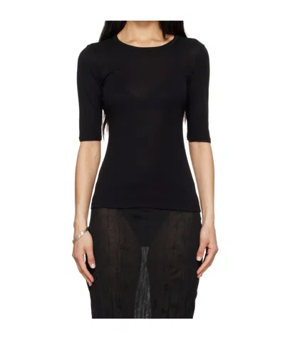 Flore Flore Anna T-shirt In Black
