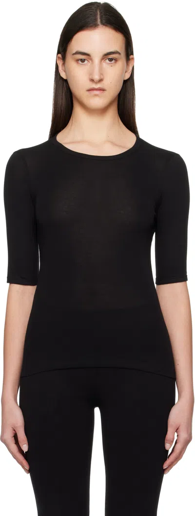 Flore Flore Lengthened T-shirt Black