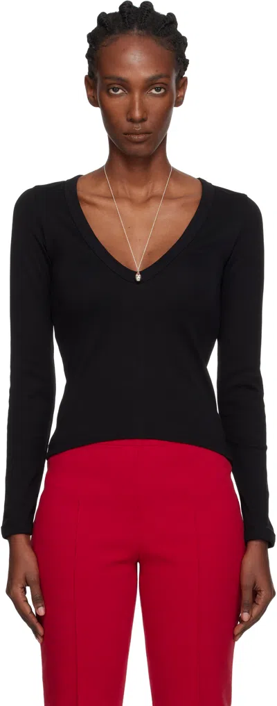 Flore Flore Black Dewi Longsleeve T-shirt