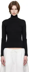 Flore Flore Black Dinah Turtleneck In Black