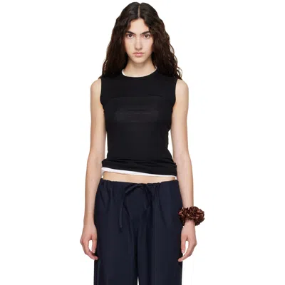 Flore Flore Black Esmé Lw Tank Top