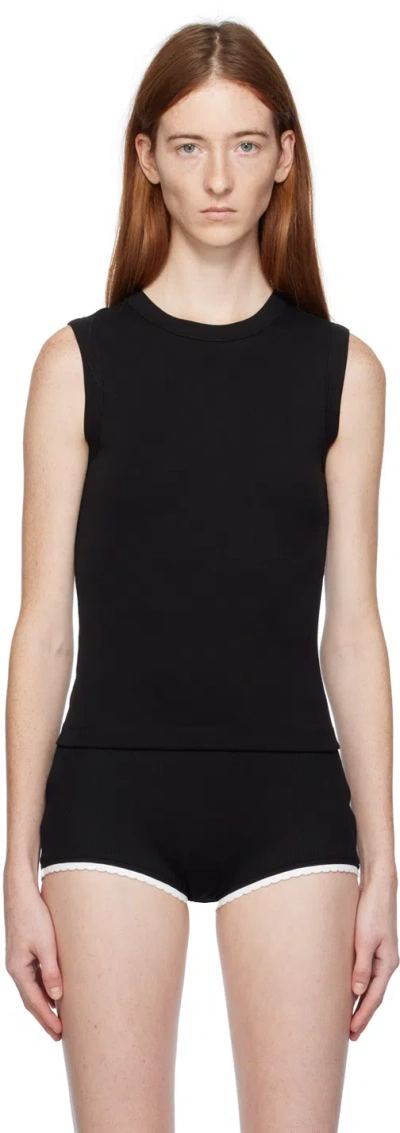 Flore Flore Black Esmé Tank Top