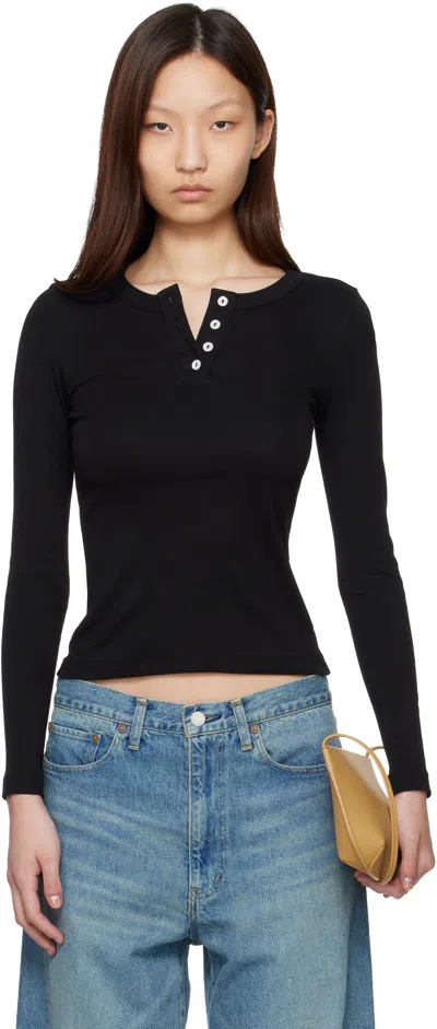 Flore Flore Black Jess Longsleeve T-shirt