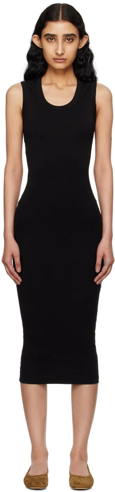 Flore Flore Black Joline Midi Dress