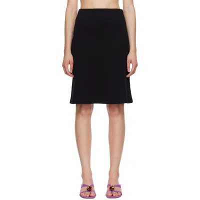 Flore Flore Black Marie Midi Skirt