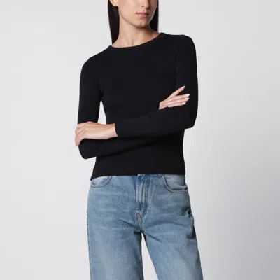 Flore Flore Black Max Organic Cotton Long-sleeve T-shirt