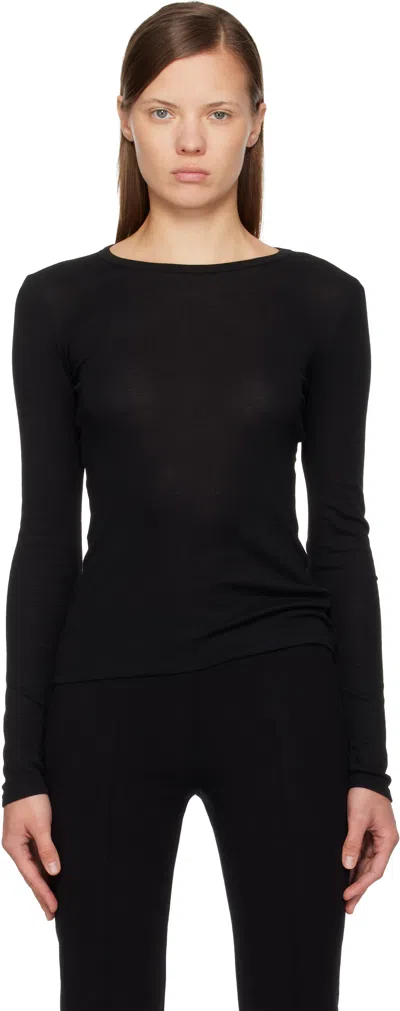 Flore Flore Black Olivia Longsleeve T-shirt